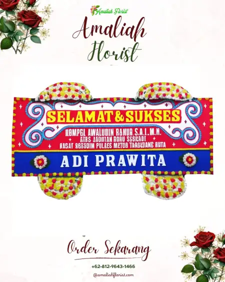 Papan Bunga Ucapan Selamat Palupi